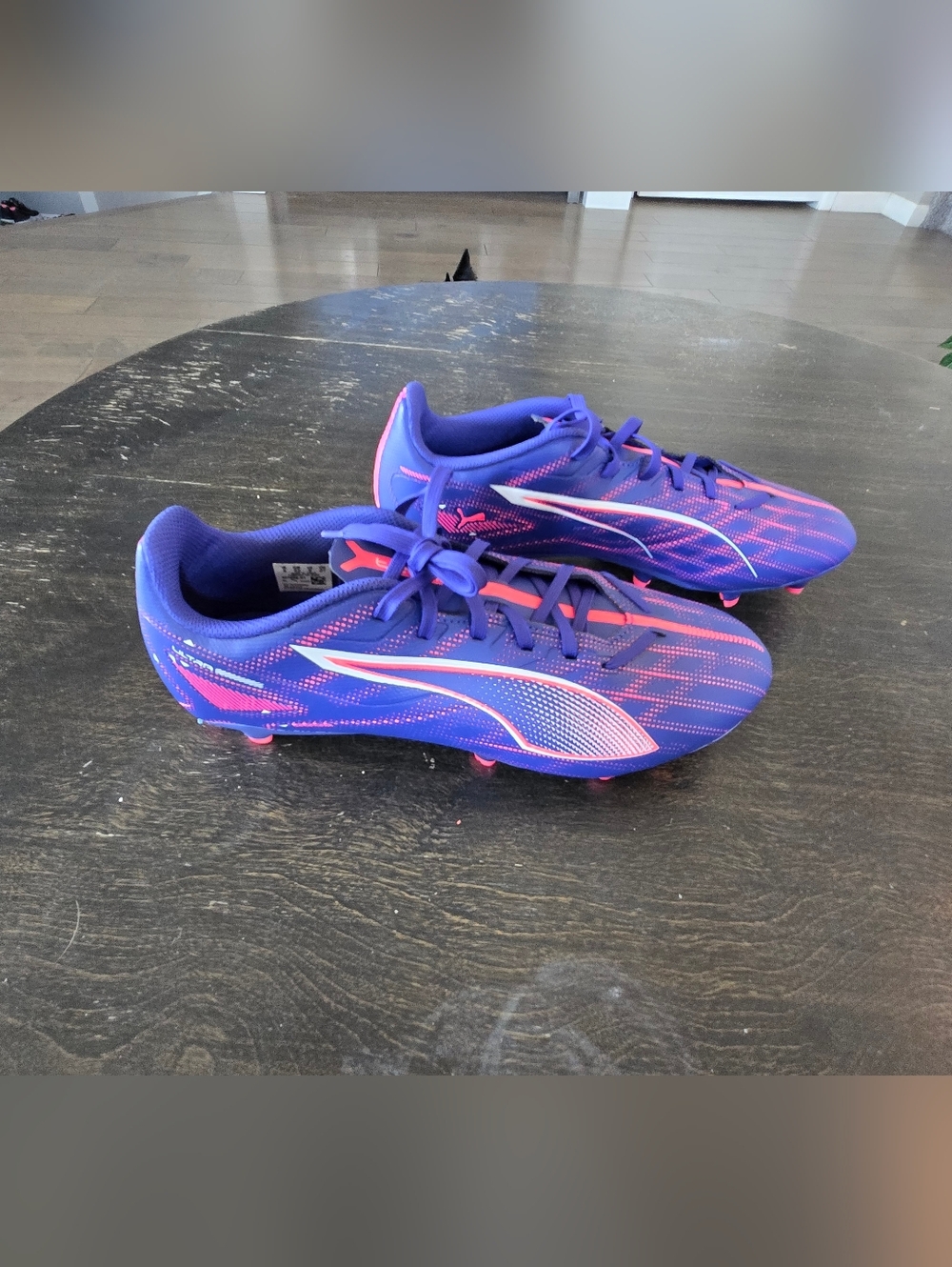 Puma Ultra 5 Ultimate FG Purple & Pink Unisex Soccer Cleat, M 9 or W 10.5